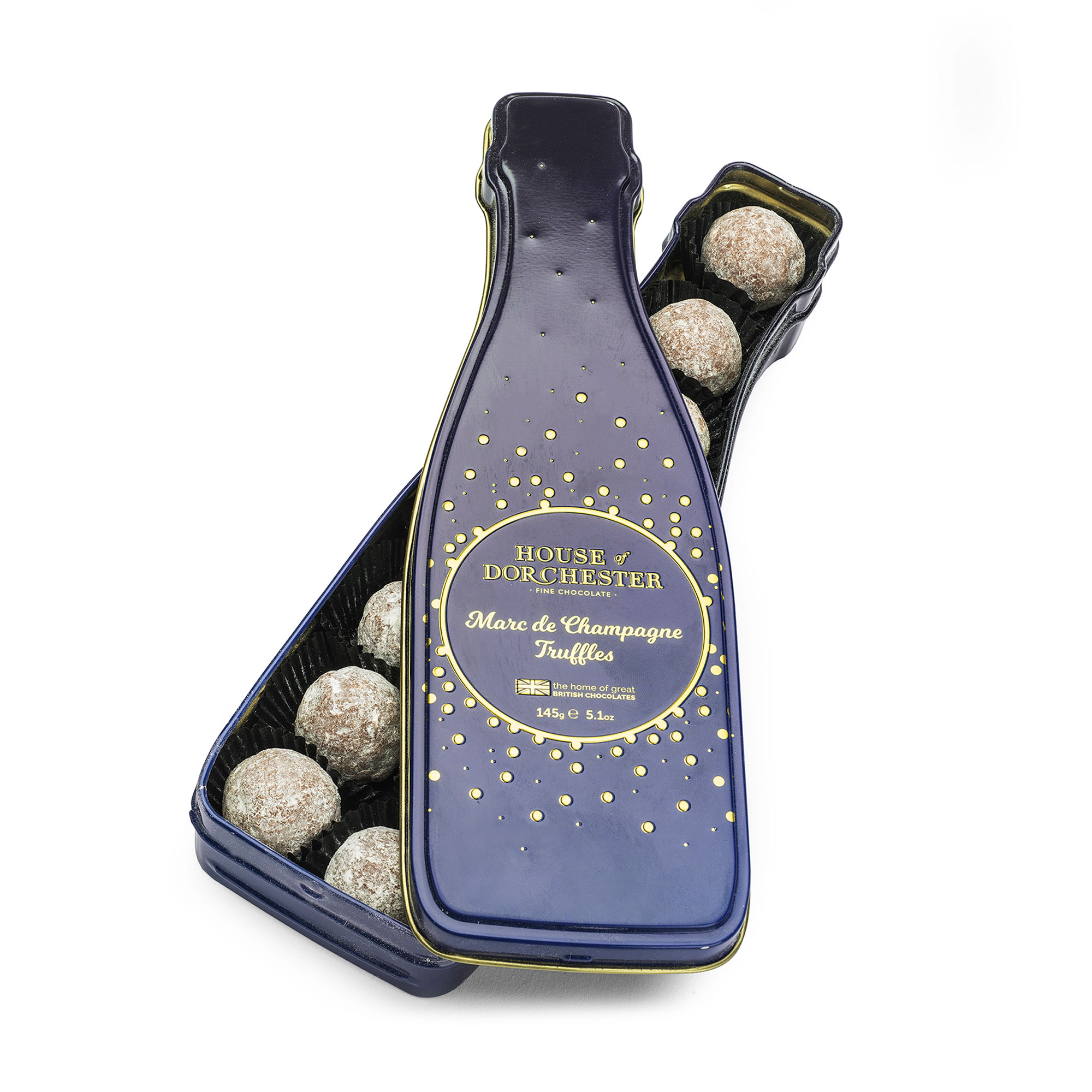 Willie’s Cacao Champagne Truffle Gift Box – 110g Assorted Dark, Milk & Pink Marc De Champagne Truffles